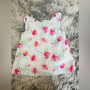 Janie & Jack Flower Print Top 2T
